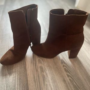 Brown booties